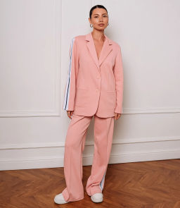 Костюм #ОКТ205001, пудровый