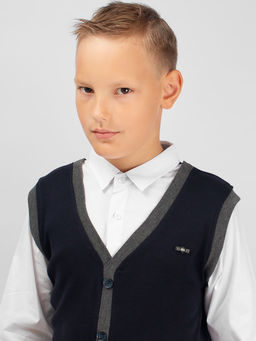 Джемпер-обманка для мальчика Соль&Перец уценка  фото 4