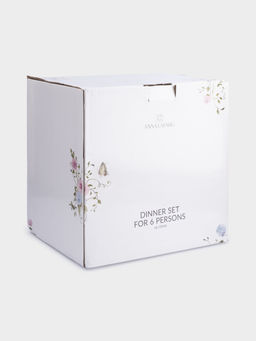 Сервиз обеденный, 6 перс, 18 пр, фарфор F, белый, Цветы, Gentle garden - Anna lafarg фото 10