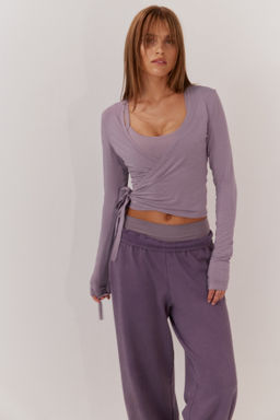 Top de deporte cruzado en modal - H&m фото 13