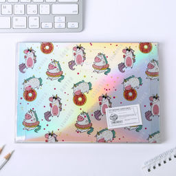 Подарочный набор, ежедневник 40 л, паспортная обложка «Единорог»