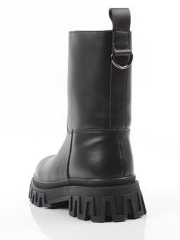 04-PAT148-1Z BLACK Ботинки зимние женские (натуральная кожа, 100% шерсть)
