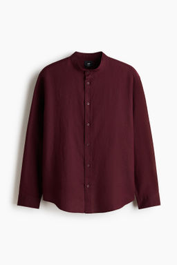 Camisa en mezcla de lino Relaxed Fit