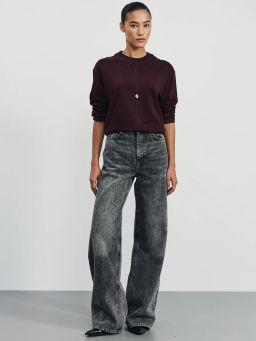 Базовый лонгслив из хлопка / Zarina фото 2