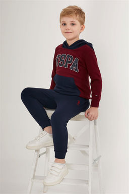 U. S. Polo Assn Серый меланжевый пижамный комплект для мальчика - U.s. polo assn фото 3