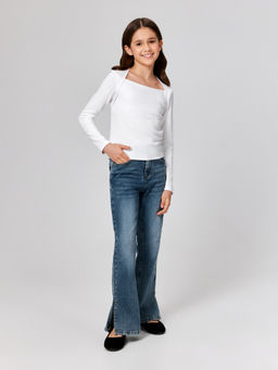 ACOOLA / Джемпер детский для девочек Sheridan белый  фото 6