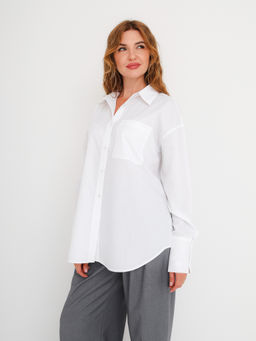 Рубашка классическая, белая