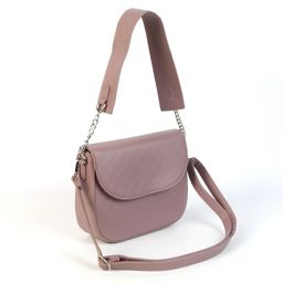 Женская каркасная сумка кросс боди из эко кожи Q67 Пурпл