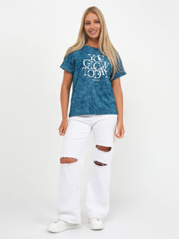 Футболка варенка Хлопок 100% Лиона индиго - Ивассорти фото 23