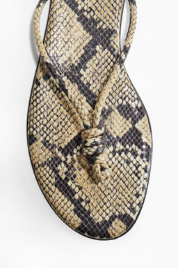 Chancletas con nudo decorativo - H&m фото 4