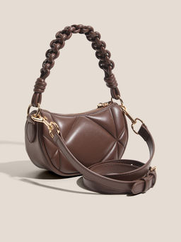 Женская сумка с ручкой LOVE MOSCHINO EMBOSSED Q Артикул 4625927, шоколадный  фото 3
