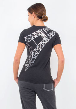 Костюм спортивный женский KENNEDY KW-SC-016(антр\сереб)-H\LS\T