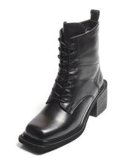 SE21W-2A BLACK Ботинки зимние женские (натуральная кожа, натуральный мех) - Фабричный китай фото 3