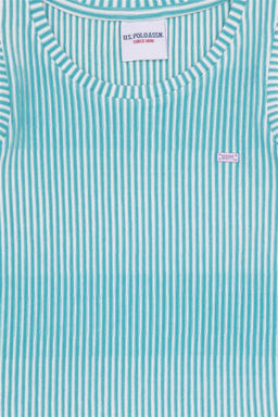 Мятная футболка для девочки Неожиданная скидка в корзине - U.s. polo assn фото 3