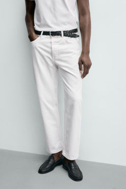 JEANS REGULAR FIT / Blanco - Zara фото 5