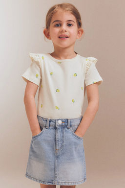 Camiseta de canale con volantes