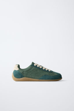 LEATHER TRAINERS