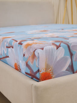 Простыня бязь люкс - Ромашки 150х215