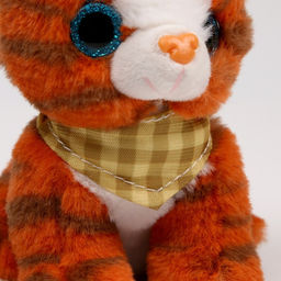 Цена за 2 шт. Мягкая игрушка Котик, цвет рыжий - Milo toys фото 5