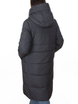 8818 DK. GRAY Пальто зимнее женское (200 гр. холлофайбер)