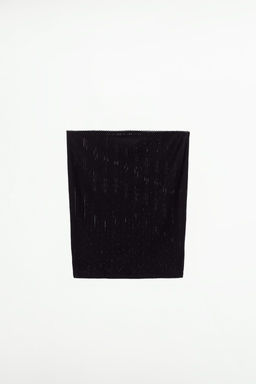 POINTELLE SKIRT WITH LACE TRIM - Zara фото 5