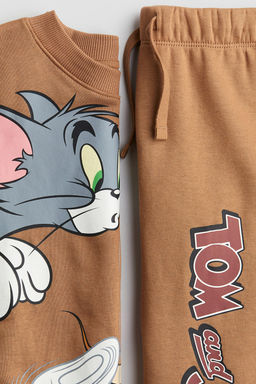 Conjunto estampado de 2 piezas en tejido sudadera - H&m фото 2