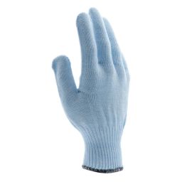 Цена за 6 шт. Перчатки трикотажные, акрил, цвет: зенит, оверлок, Россия// Сибртех
