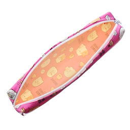 Пенал школьный на молнии Calligrata Милашки, розовый  фото 4
