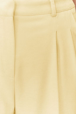 TRENDYOLMILLA Limited Edition Vizon Straight/Duz Kesim Pilili Dokuma Kumas Pantolon TWOAW23PL00401 фото 12