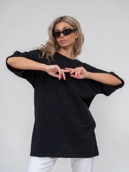 Футболка женская, цвет черный