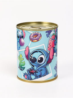 Цена за 2 шт. Копилка металлическая, 9.5 см×7.5 см×7.5 см, Стич