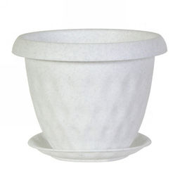 Горшок для цветов пластиковый 13л d-33.9см "Розетта" c поддоном мраморный С129МРА