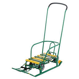 Игрушка. Санки детские "Тимка 5 универсал+" (зеленый)