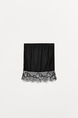 LACE PLEATED SKIRT - Zara фото 5