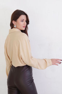 Рубашка базовая летучая мышь со спущенной линией плеча - Martichelli фото 25