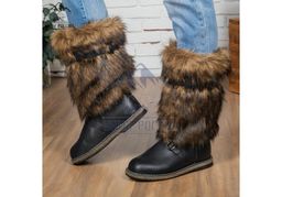 Унты мужские Высокие, койот, войлочная подошва