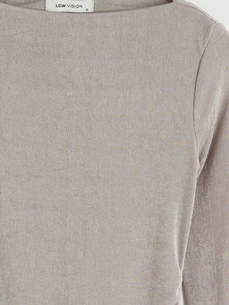 Kay?k Yaka B?zg?l? Bluz