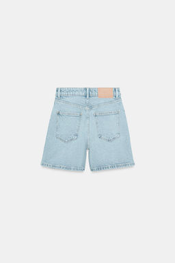 SHORTS Z1975 MOM FIT / Azul claro - Zara фото 7
