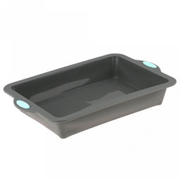 Противень силиконовый "Linea Silicone" 38х25х5,9см, с металлическим каркасом, прямоугольный, глубокий, "Regent" (Китай)