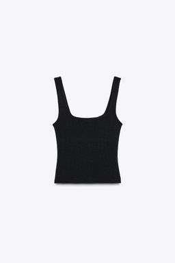 WIDE STRAP VEST TOP - Zara фото 51
