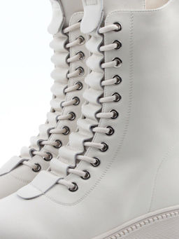 04-PAG294-2Z MILK Ботинки зимние женские (натуральная кожа, 100% шерсть)