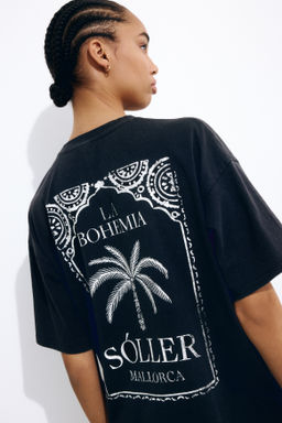 Camiseta oversize estampada - H&m фото 8