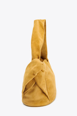 SPLIT SUEDE HANDBAG - Zara фото 7