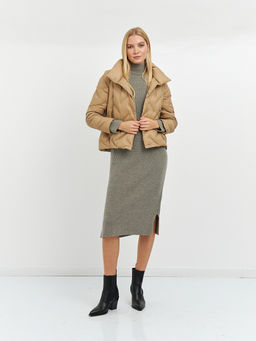 Пуховик женский укороченный на кнопках - Glenfield фото 2