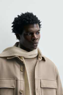 SOFT PADDED OVERSHIRT - Zara фото 5