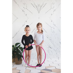 Обруч профессиональный для художественной гимнастики Grace Dance, d=90 см, цвет малиновый  фото 4