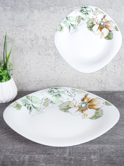 Тарелка квадратная 200 мм / 19/8957595/XN (7364) Графические цветы - ГалеонТрейд фото 2