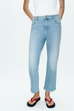 JEANS Z1975 MINI FLARE TIRO ALTO / Azul claro