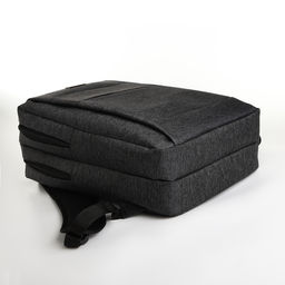 Рюкзак городской на молнии, 2 кармана, с USB, цвет чёрный - Simaland фото 3