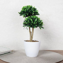 Цветочная композиция Зелень самшит 29 см / 9090-10 /уп 9/72/ - Галеонтрейд фото 2